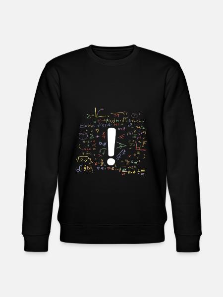 Math Mathematics Teacher Student Nerds - Stanley/Stella CHANGER Unisex Organic Sweatshirt - black