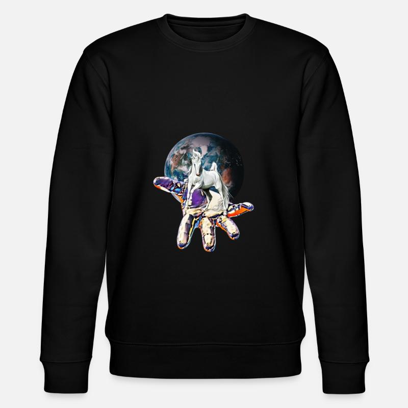 Cheval - Sweat bio CHANGER Stanley/Stella Unisexe - noir