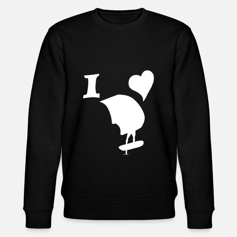 Véritable amour Wingfoil - Sweat bio CHANGER Stanley/Stella Unisexe - noir