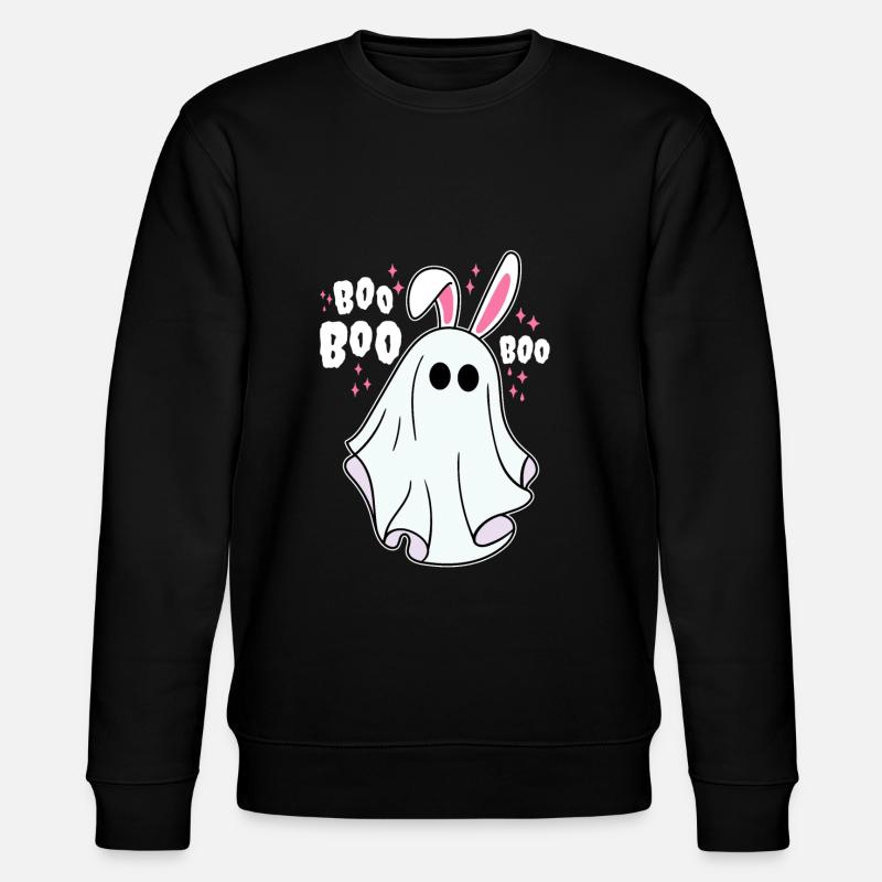 Boo boo ghost Halloween - Stanley/Stella CHANGER Unisex Organic Sweatshirt - black