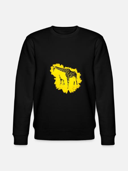 Giraffe - Stanley/Stella CHANGER Unisex Organic Sweatshirt - black