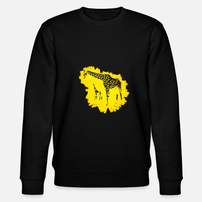 Giraffe - Stanley/Stella CHANGER Unisex Organic Sweatshirt - black