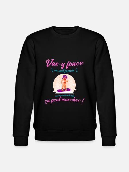 Vas y fonce on sait jamais, Citation film, Femmes - Sweat bio CHANGER Stanley/Stella Unisexe - noir
