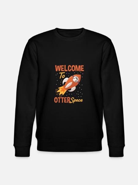 Sonnensystem Willkommen Im Otter Space - Stanley/Stella Unisex Bio-Sweatshirt CHANGER  - Schwarz