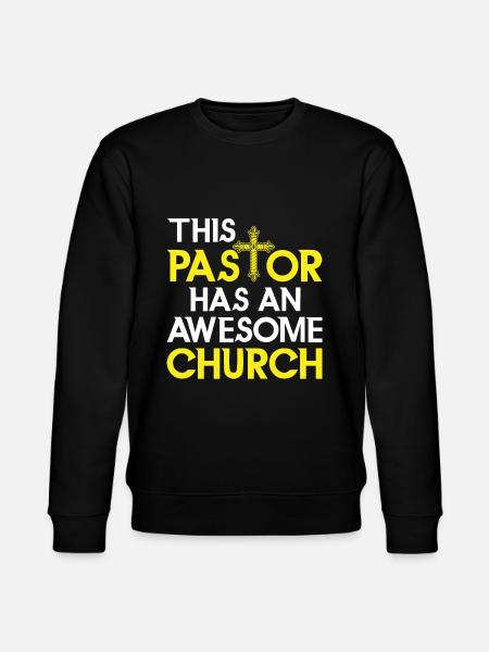 Christian Prister Pastor Jesus Pastor Church - Stanley/Stella CHANGER Unisex Organic Sweatshirt - black