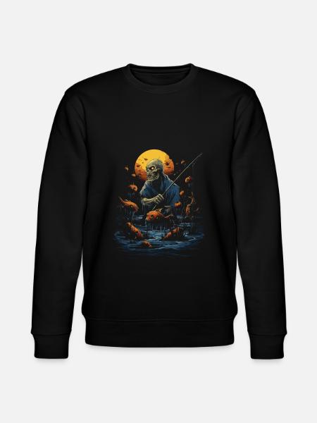 Pêcheur effrayant pêcheur d’Halloween effrayant - Sweat bio CHANGER Stanley/Stella Unisexe - noir