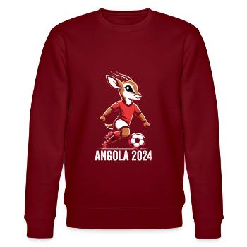 Angola 2024 Maillot Antilope Angolais Football - Sweat bio CHANGER Stanley/Stella Unisexe - bordeaux - Devant - Nik (191cm) & Marisol (170cm)