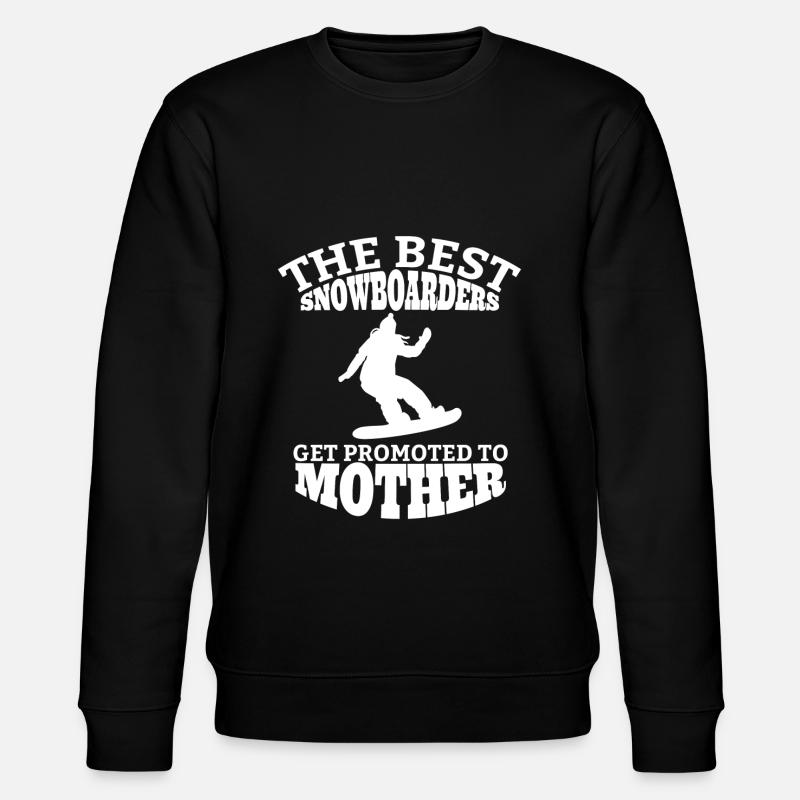 Snowboard Mama Snowboarderin Snowboardfahrerin Mom - Sweat bio CHANGER Stanley/Stella Unisexe - noir