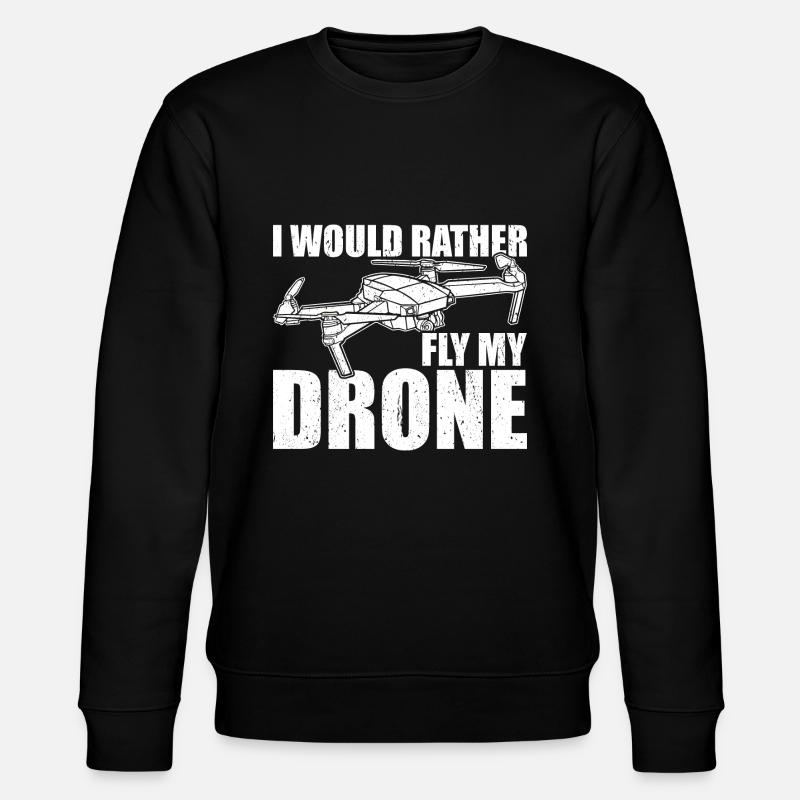 Drone Drones - Stanley/Stella CHANGER Unisex Organic Sweatshirt - black