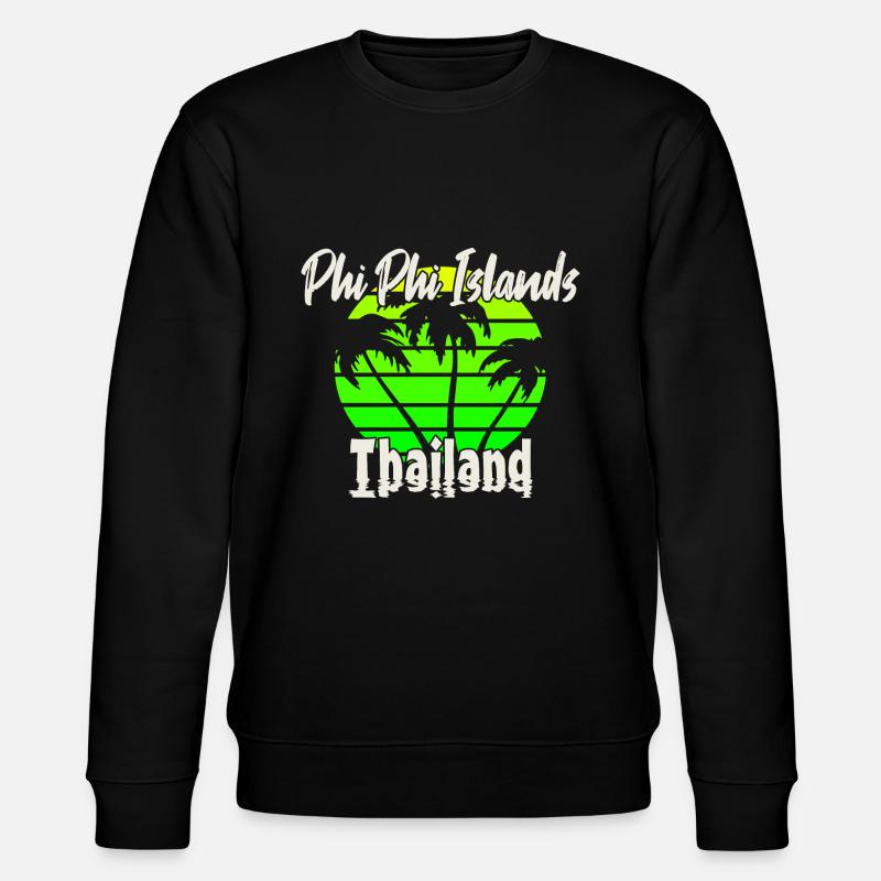 Phi Phi Islands Thailand - Stanley/Stella Unisex Bio-Sweatshirt CHANGER - Schwarz