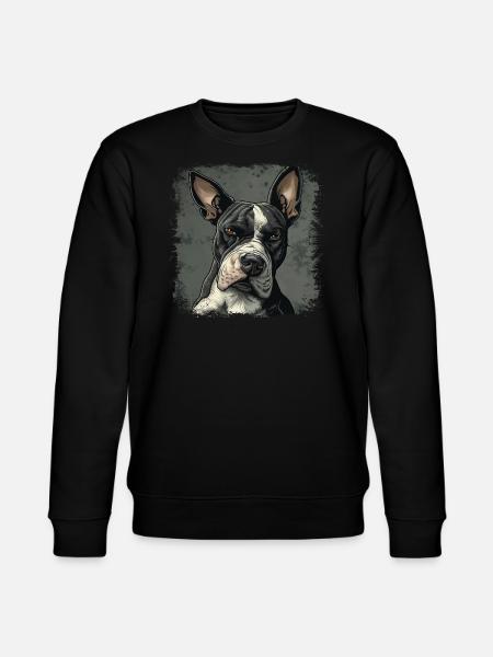 Bull terrier - Stanley/Stella CHANGER Unisex Organic Sweatshirt - black