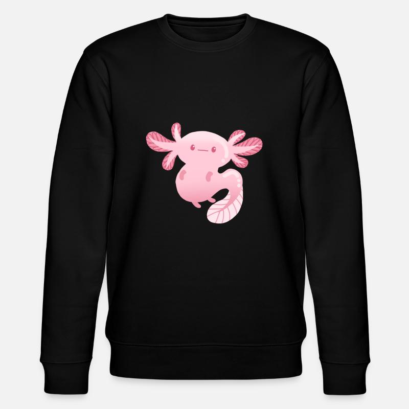 Axolotl - Stanley/Stella Unisex Bio-Sweatshirt CHANGER  - Schwarz