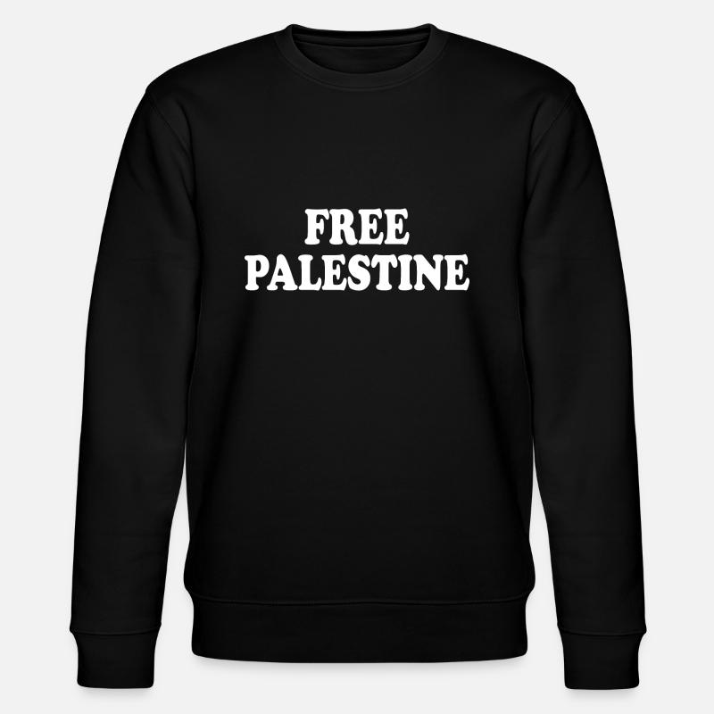 Free palestine - Stanley/Stella Unisex Bio-Sweatshirt CHANGER  - Schwarz