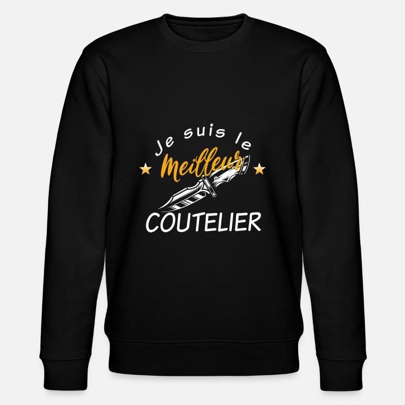 Coutelier - Sweat bio CHANGER Stanley/Stella Unisexe - noir