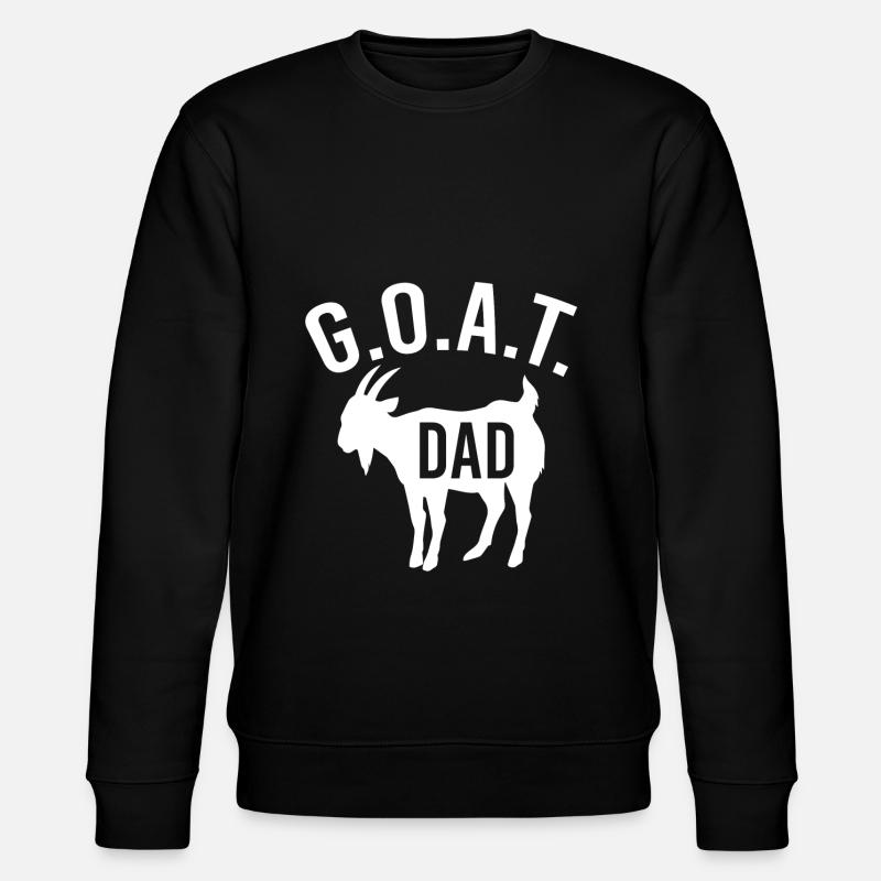 Goat Dad Matching - Stanley/Stella Unisex Bio-Sweatshirt CHANGER  - Schwarz
