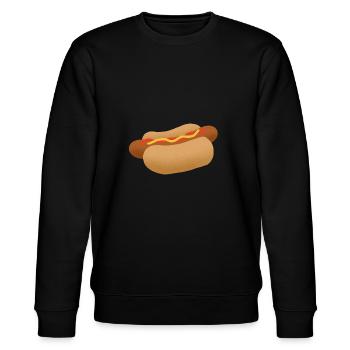 hot-dog - Sweat bio CHANGER Stanley/Stella Unisexe - noir - Devant - Nik (191cm) & Marisol (170cm)