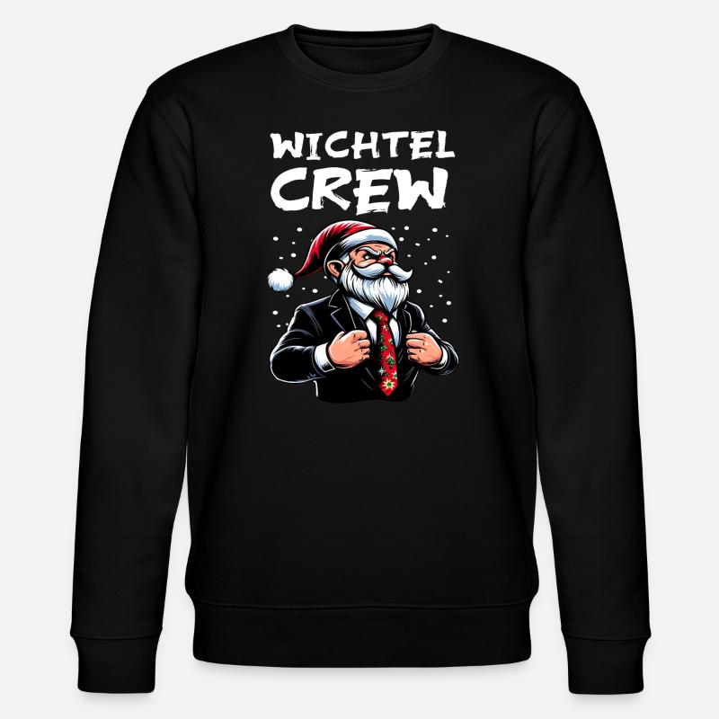 Gnome Crew Noël Gnome - Sweat bio CHANGER Stanley/Stella Unisexe - noir