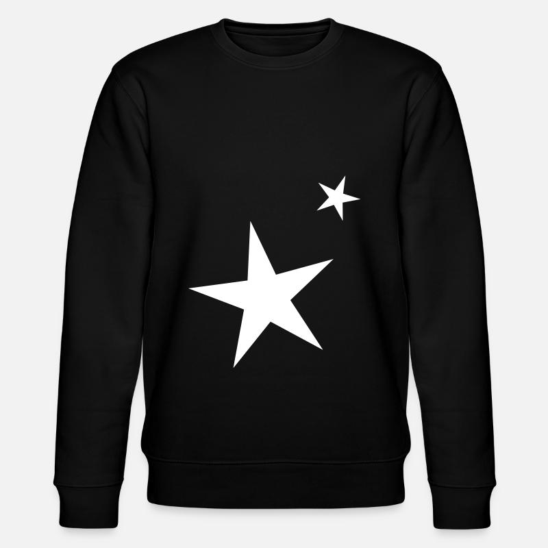 Sterne - Stanley/Stella Unisex Bio-Sweatshirt CHANGER  - Schwarz