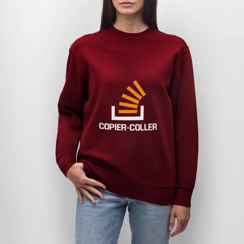 Copier Coller Programmer Software Developer Nerd G Stanley/Stella Unisex Bio-Sweatshirt CHANGER 