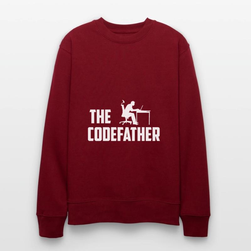 The Codefather Programmer Coder Developer Software Stanley/Stella Unisex Bio-Sweatshirt CHANGER 