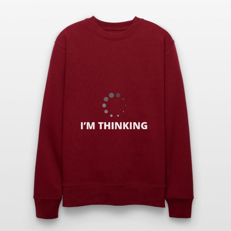 I'm Thinking Coder Software Developer Programmer N Stanley/Stella Unisex Bio-Sweatshirt CHANGER 
