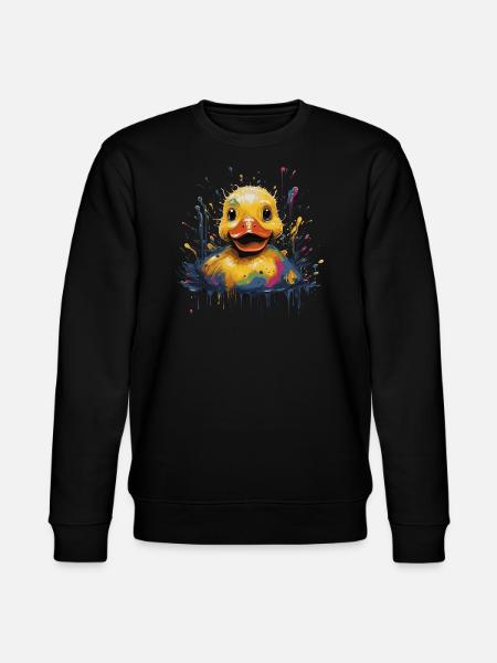 Gummiente - Stanley/Stella Unisex Bio-Sweatshirt CHANGER  - Schwarz