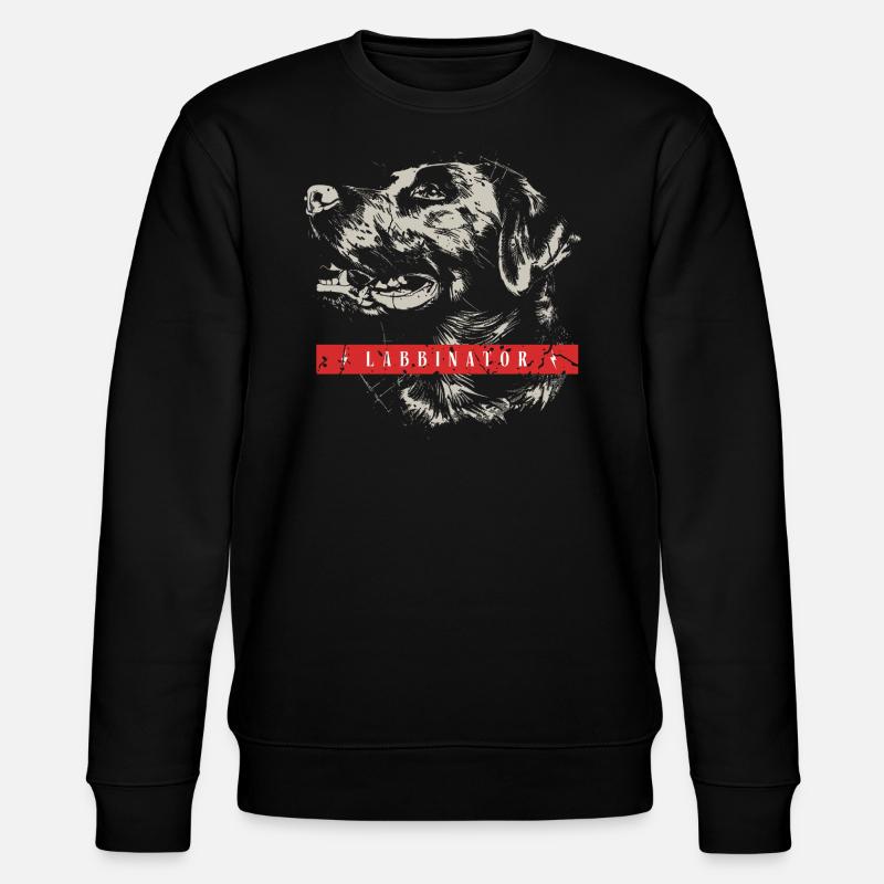 Labbinator | by NatureBark - Stanley/Stella CHANGER Unisex Organic Sweatshirt - black