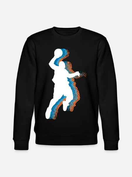 Basketball Basketballer - Stanley/Stella Unisex Bio-Sweatshirt CHANGER  - Schwarz