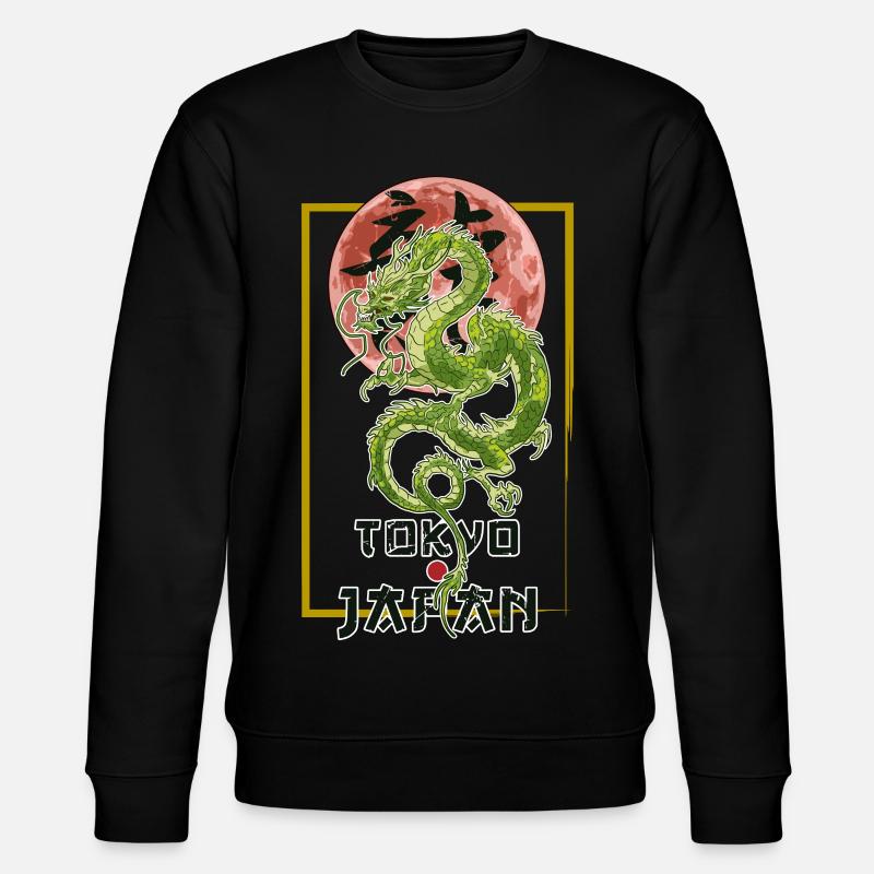 Shenlong, Tokio, Japan - Stanley/Stella Unisex Bio-Sweatshirt CHANGER  - Schwarz