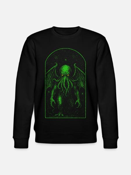 Cthulhu and the infinite cosmos - Stanley/Stella CHANGER Unisex Organic Sweatshirt - black