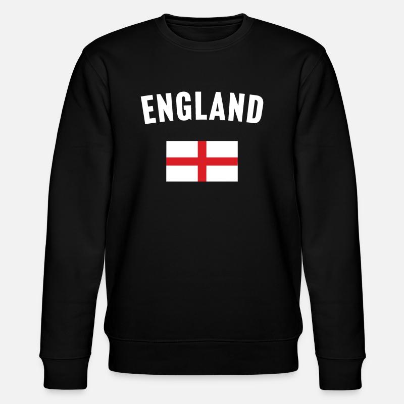 Drapeau de l’Angleterre - Sweat bio CHANGER Stanley/Stella Unisexe - noir