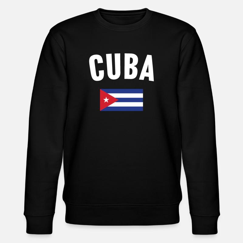 Drapeau de Cuba - Sweat bio CHANGER Stanley/Stella Unisexe - noir