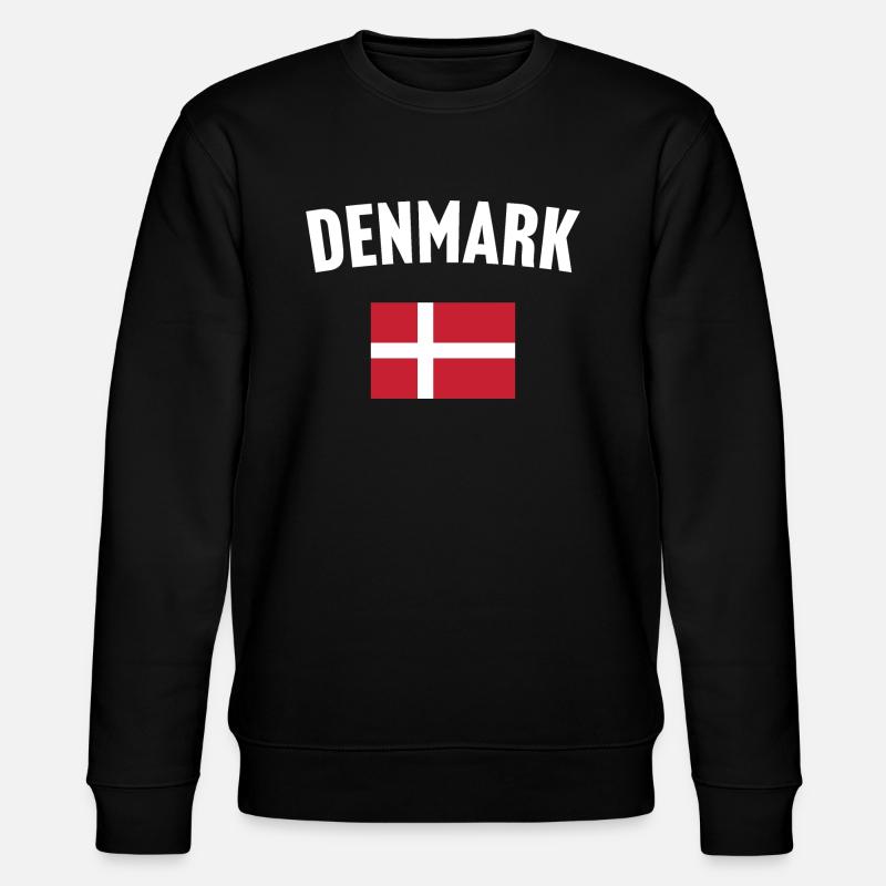 Drapeau du Danemark - Sweat bio CHANGER Stanley/Stella Unisexe - noir