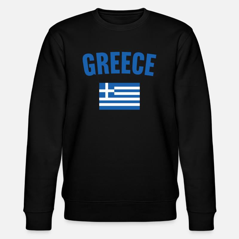 Drapeau de la Grèce - Sweat bio CHANGER Stanley/Stella Unisexe - noir