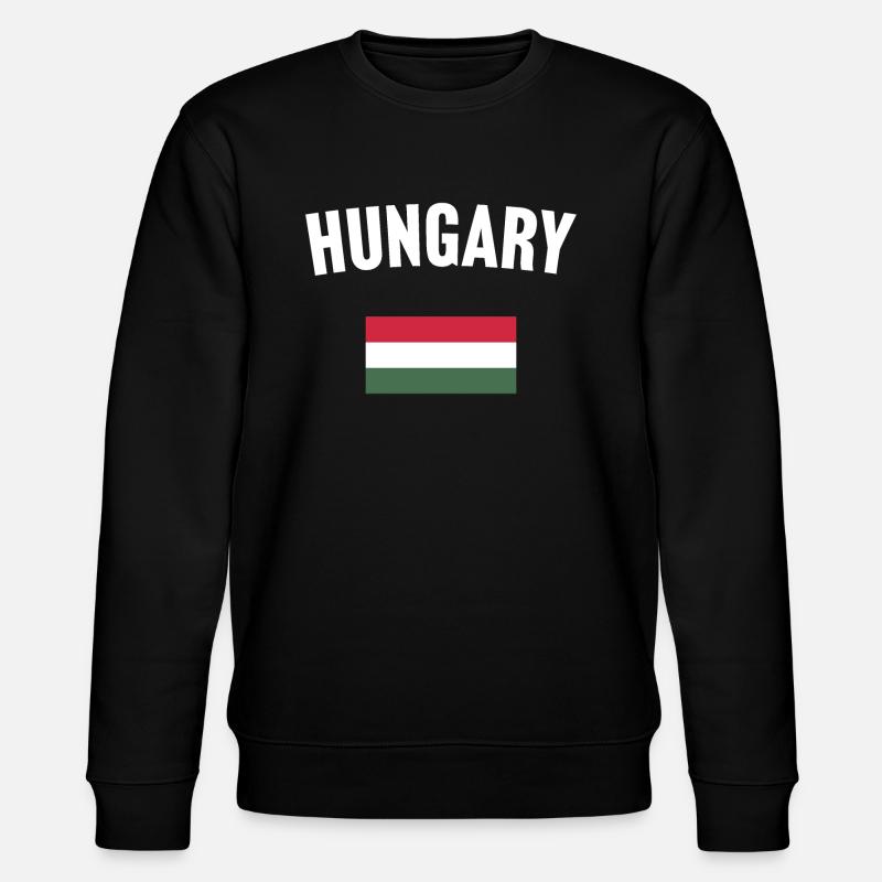 Drapeau de la Hongrie - Sweat bio CHANGER Stanley/Stella Unisexe - noir