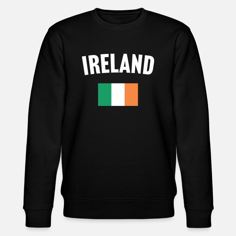 Drapeau de l’Irlande - Sweat bio CHANGER Stanley/Stella Unisexe - noir