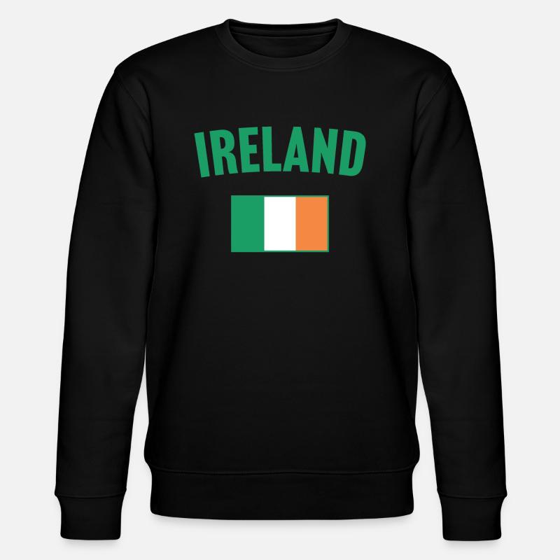 Drapeau de l’Irlande - Sweat bio CHANGER Stanley/Stella Unisexe - noir