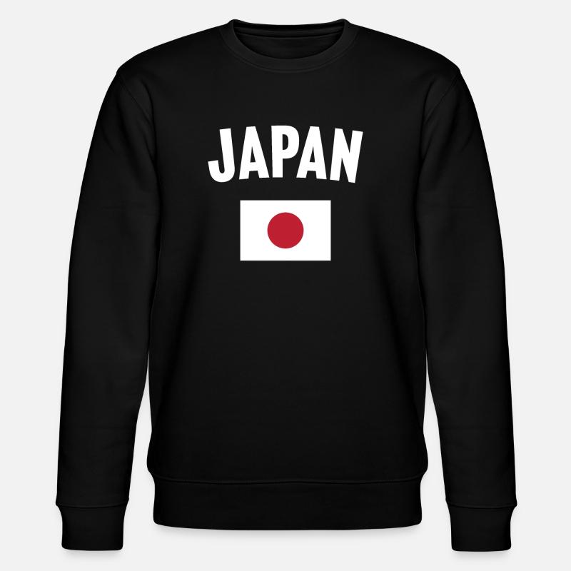 Drapeau du Japon - Sweat bio CHANGER Stanley/Stella Unisexe - noir