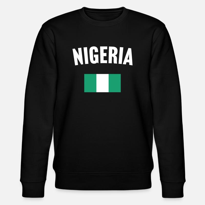 Drapeau du Nigeria - Sweat bio CHANGER Stanley/Stella Unisexe - noir