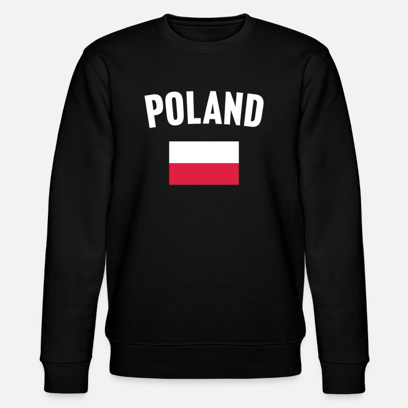 Drapeau de la Pologne - Sweat bio CHANGER Stanley/Stella Unisexe - noir
