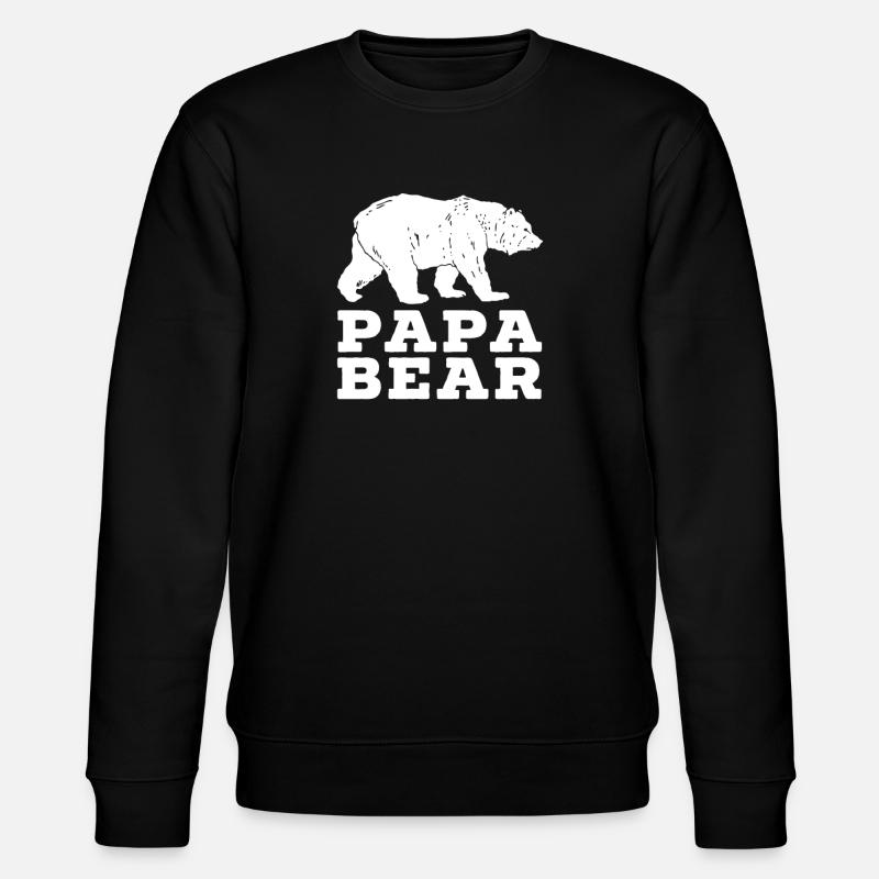 Papa Ours - Sweat bio CHANGER Stanley/Stella Unisexe - noir