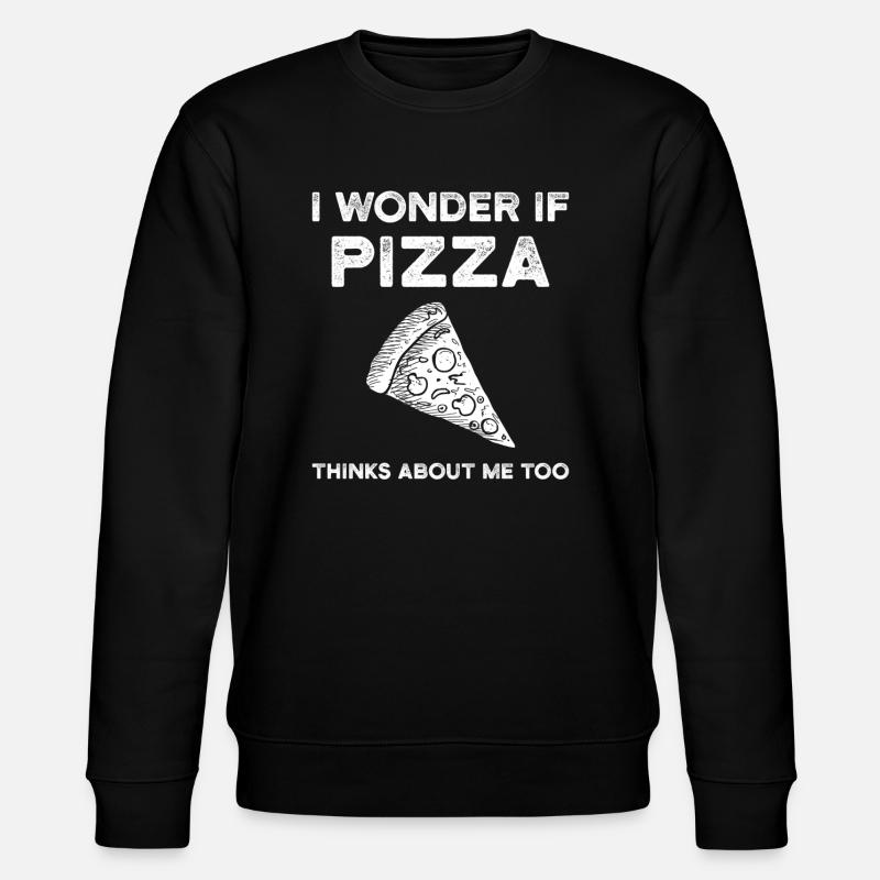 Pizza - Sweat bio CHANGER Stanley/Stella Unisexe - noir