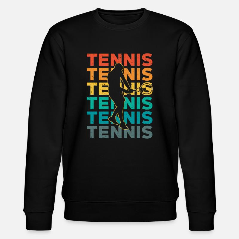 Tennis Retro - Sweat bio CHANGER Stanley/Stella Unisexe - noir