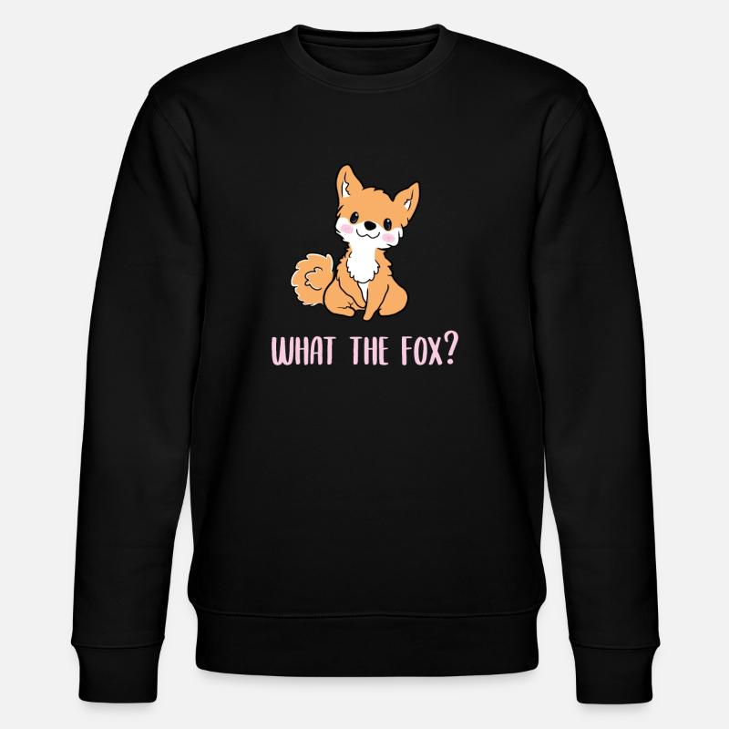 What the fox - Sweat bio CHANGER Stanley/Stella Unisexe - noir