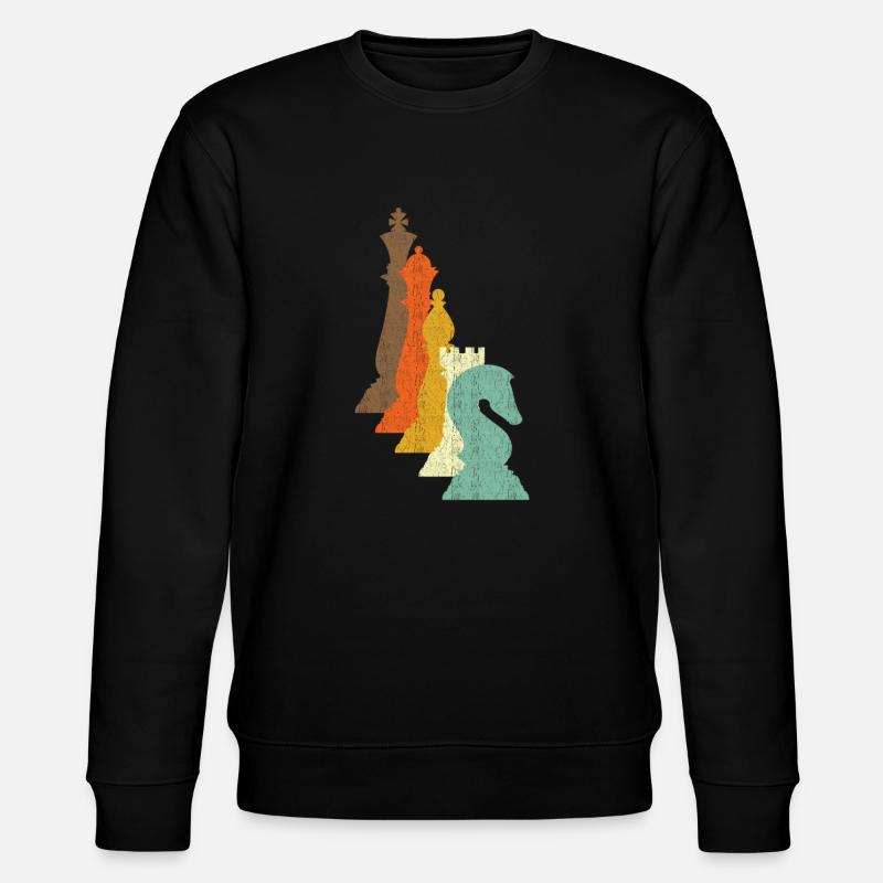 Pièces d’échecs cadeau - Sweat bio CHANGER Stanley/Stella Unisexe - noir