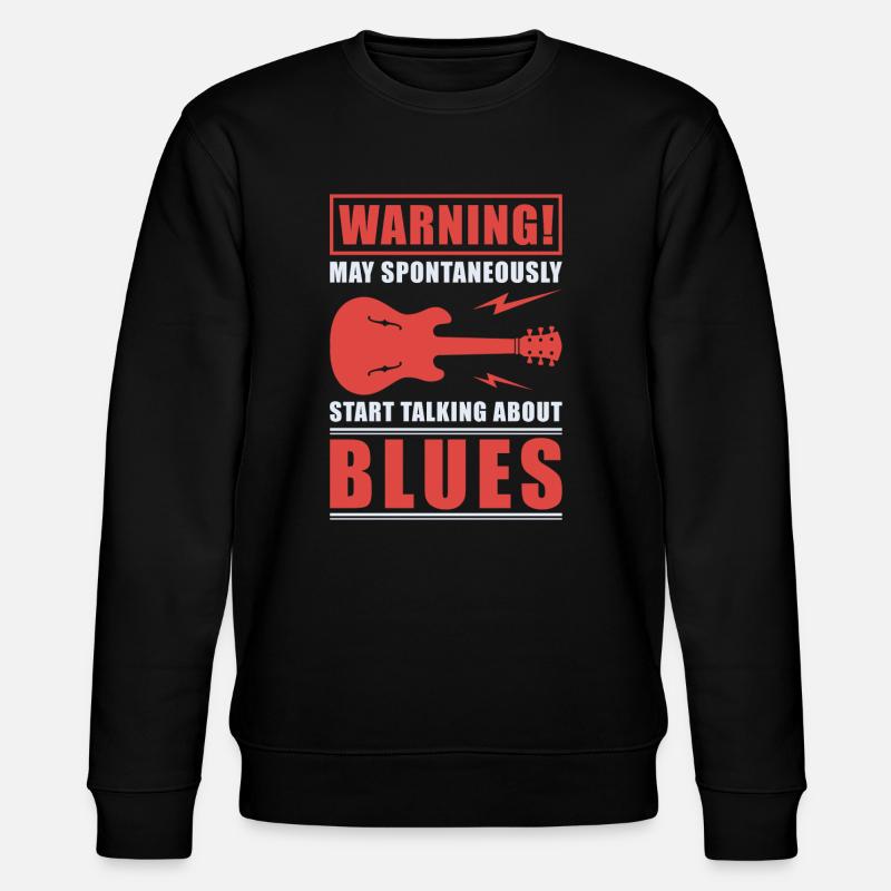 Blues - Stanley/Stella Unisex Bio-Sweatshirt CHANGER  - Schwarz