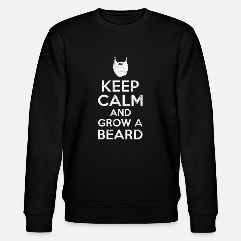 Keep calm Bart - Sweat bio CHANGER Stanley/Stella Unisexe - noir