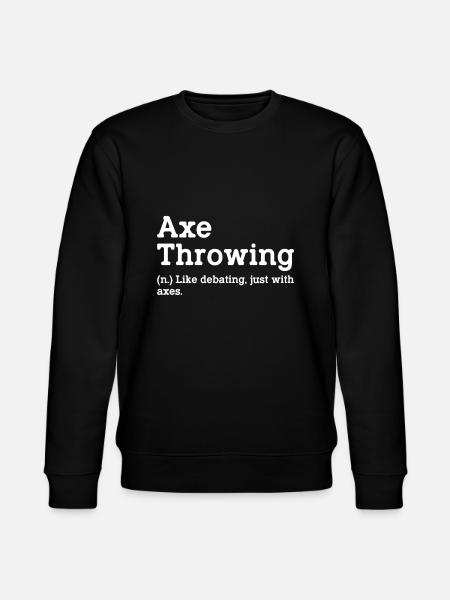 Axtwerfen - Stanley/Stella Unisex Bio-Sweatshirt CHANGER  - Schwarz