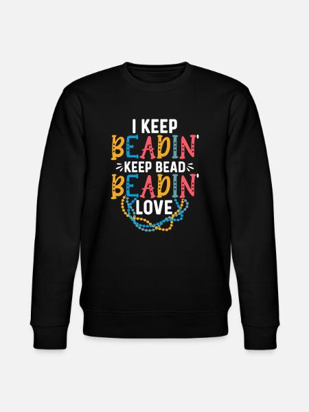 Beading Beader - Stanley/Stella CHANGER Unisex Organic Sweatshirt - black