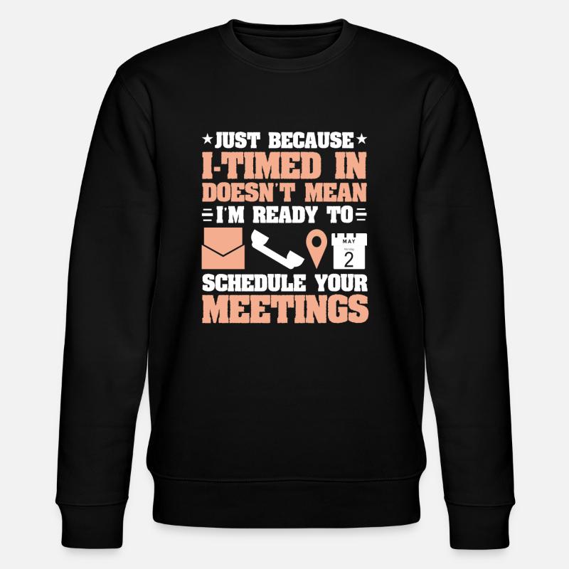Admin Assistant - Stanley/Stella Unisex Bio-Sweatshirt CHANGER  - Schwarz